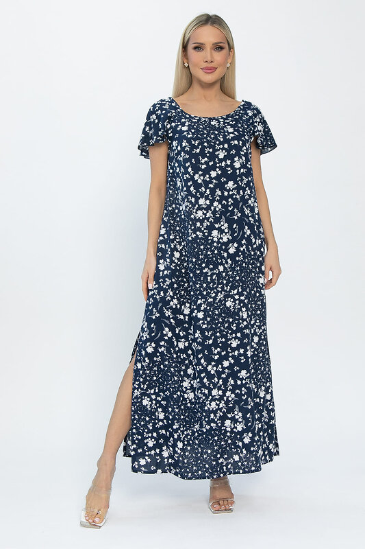 LT Collection Платье 533688 П13545-16М синий