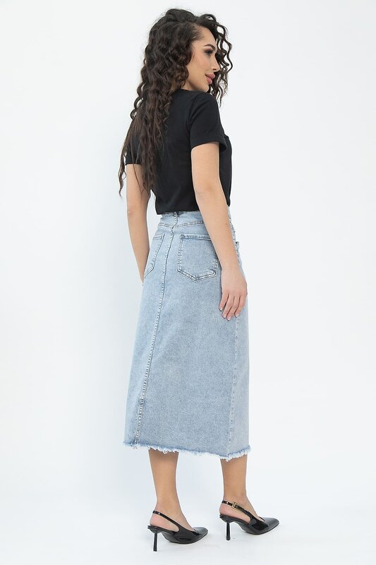 LT Collection Юбка 533689 Ю13576-4М серо-голубой