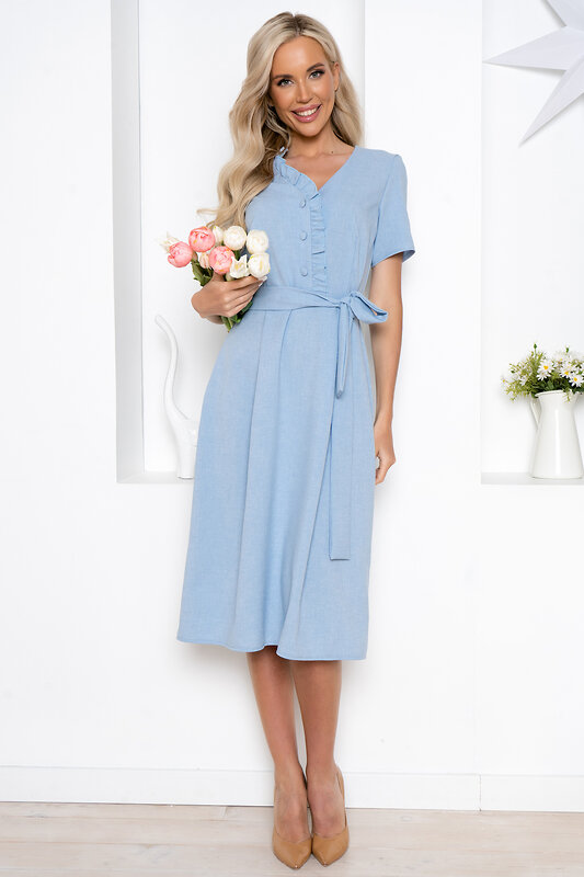 Open-style Платье 533804 6818 голубой