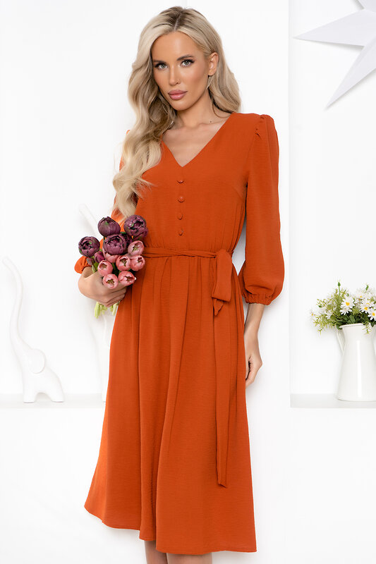 Open-style Платье 533903 6808 терракотовый