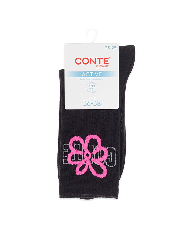 Conte elegant Носки 535284 ACTIVE 20С-20СП черный