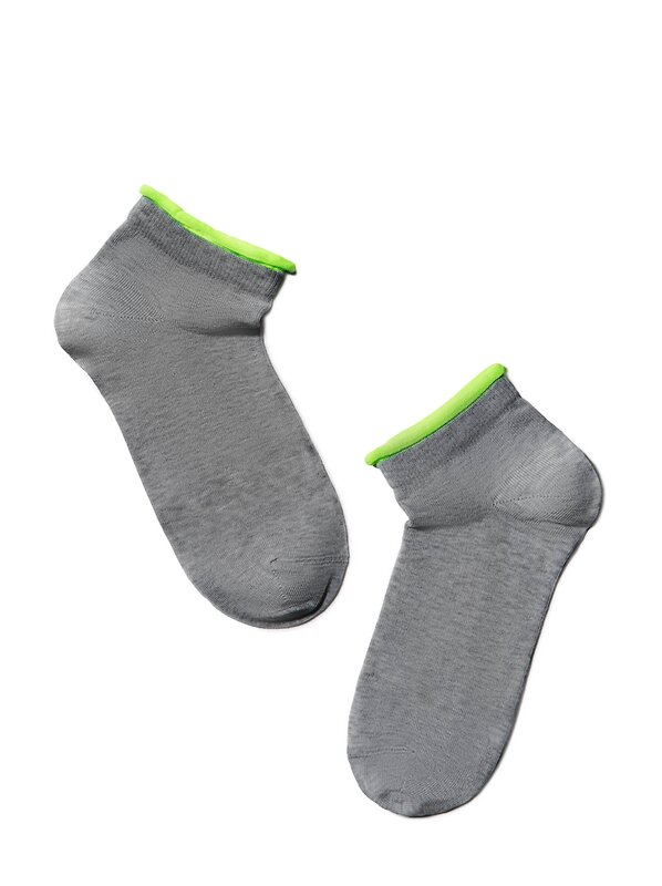 Conte elegant Носки 535328 ACTIVE (декор. резинка) 12С-32СП серый