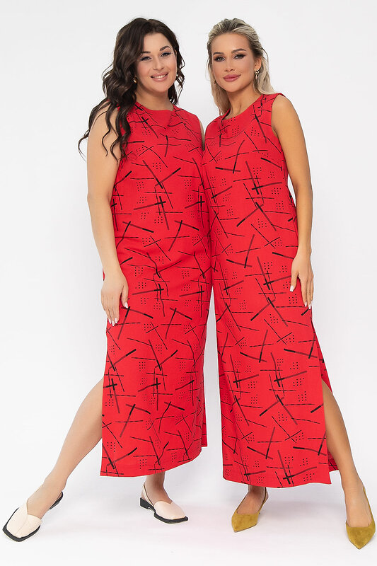 LT Collection Платье 535335 П13479-1М красный