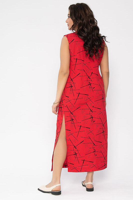 LT Collection Платье 535335 П13479-1М красный