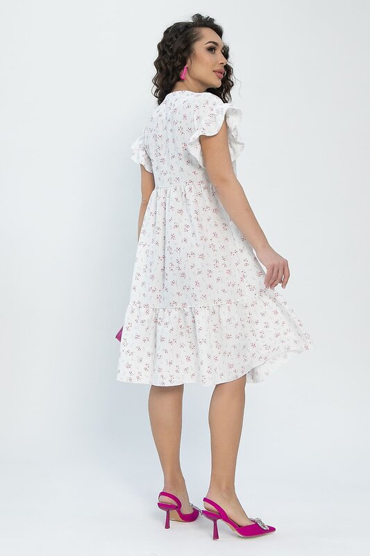 LT Collection Платье 535340 П13537-18М белый