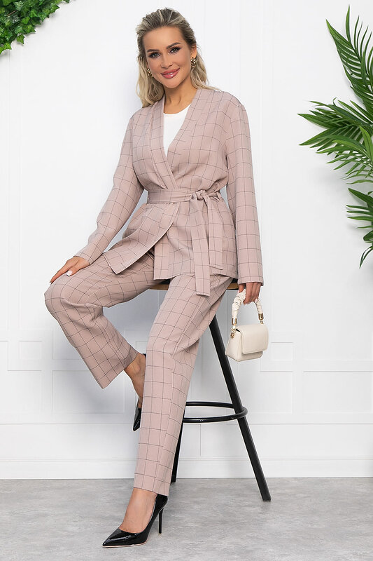 LT Collection Костюм 535348 К13542-1М бежевый