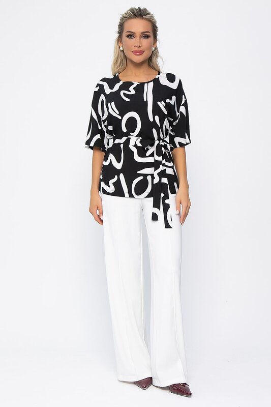 LT Collection Блуза 535361 Б13599-25М чёрный