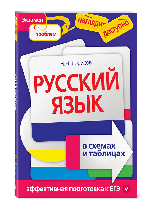 Эксмо Н. Н. Борисов "Русский язык в схемах и таблицах" 535638 978-5-699-40191-8
