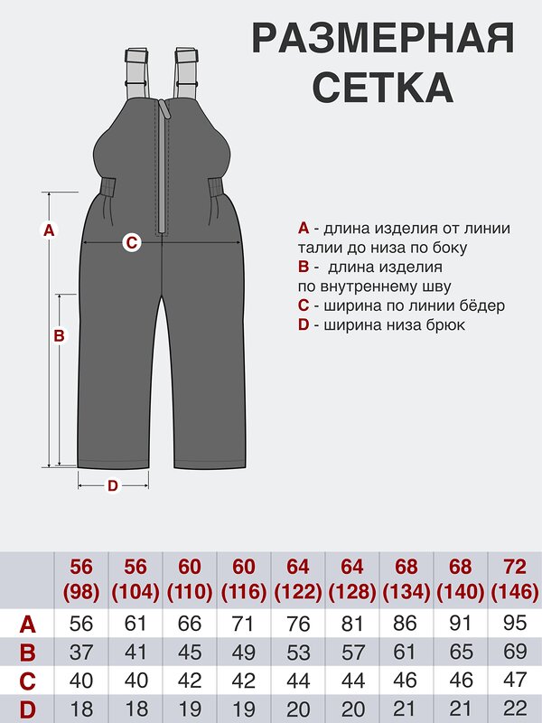 Утёнок Полукомбинезон 535991 60-006 черный