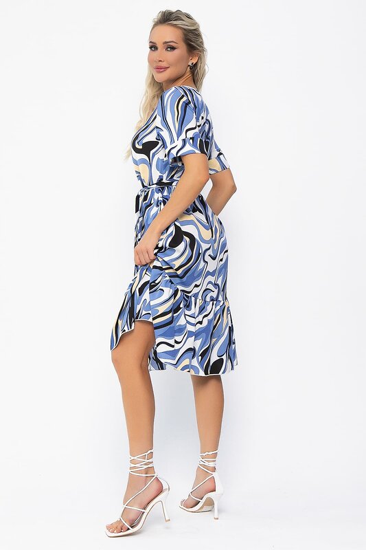 LT Collection Платье 536025 П13712-12М синий