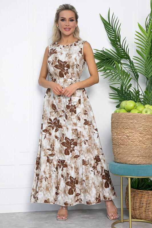 LT Collection Платье 536028 П13561-12М бежевый