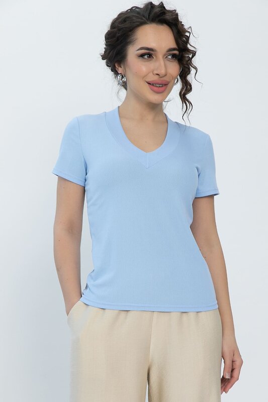 LT Collection Блуза 536029 Б13551-33М голубой