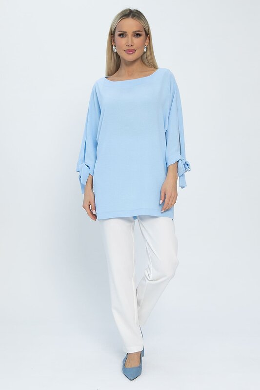 LT Collection Блуза 536034 Б13559-8М голубой