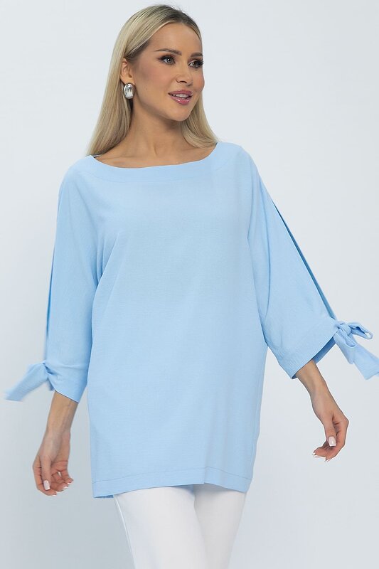 LT Collection Блуза 536034 Б13559-8М голубой