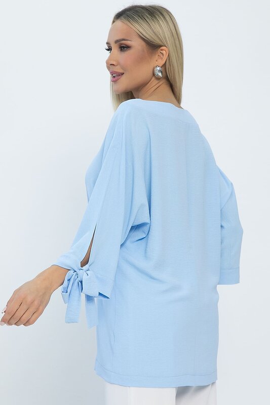 LT Collection Блуза 536034 Б13559-8М голубой
