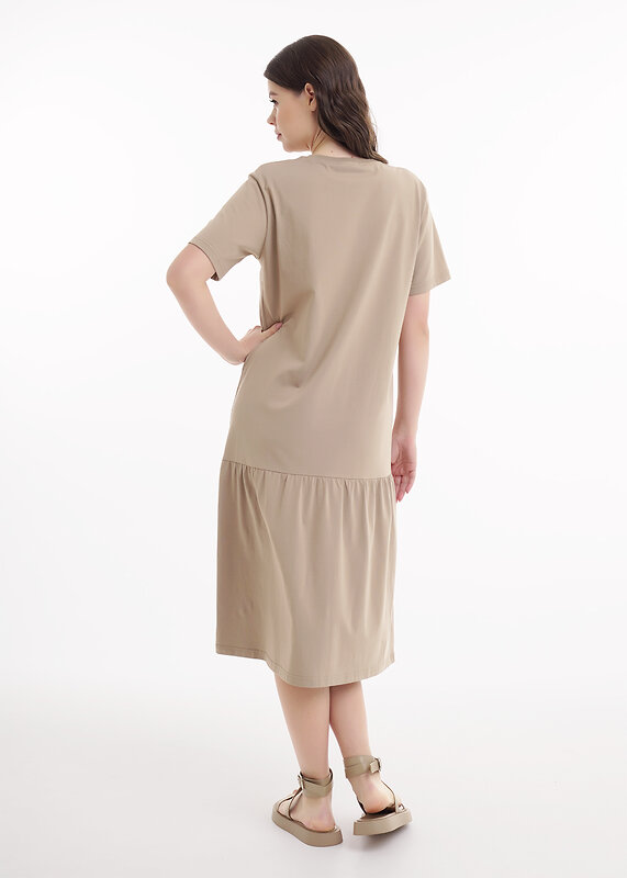 CLEVER Платье 536219 LDR25-1168 св.коричневый