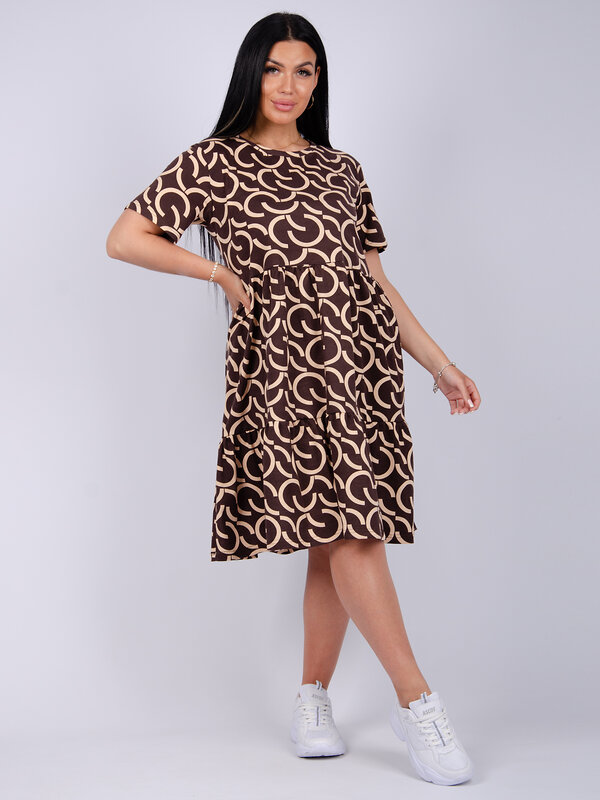 Malina Платье 536740 5838г(М) коричневый