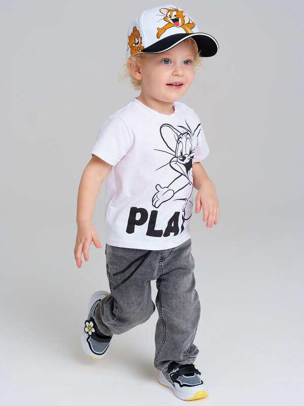 PLAYTODAY Кепка 537335 12543019 белый,черный,коричневый