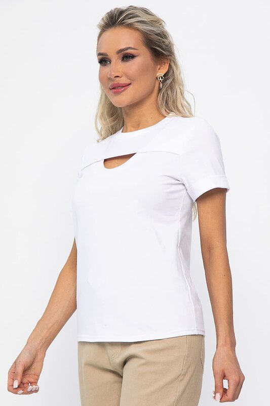 LT Collection Футболка 538056 Б13353-50М белый