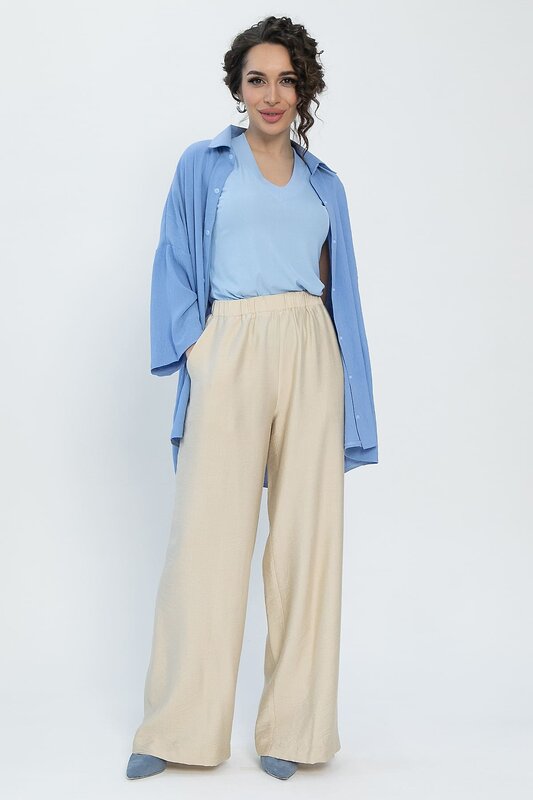 LT Collection Рубашка 538062 Б13465-13М голубой