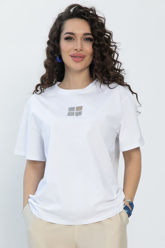 LT Collection Футболка 538064 Б13493-20М белый