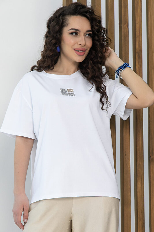 LT Collection Футболка 538064 Б13493-20М белый