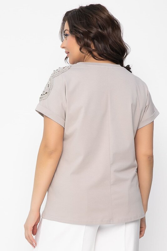 LT Collection Блуза 538065 Б13496-20М бежевый