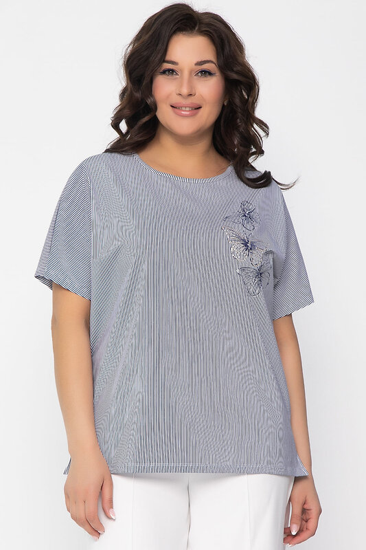 LT Collection Блуза 538067 Б13495-20М белый