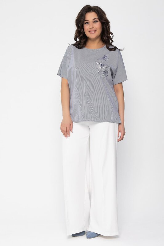 LT Collection Блуза 538067 Б13495-20М белый