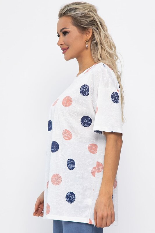 LT Collection Блуза 538072 Б13519-20М белый