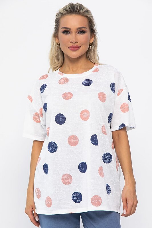 LT Collection Блуза 538072 Б13519-20М белый