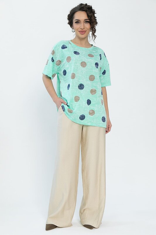 LT Collection Блуза 538073 Б13520-20М зелёный