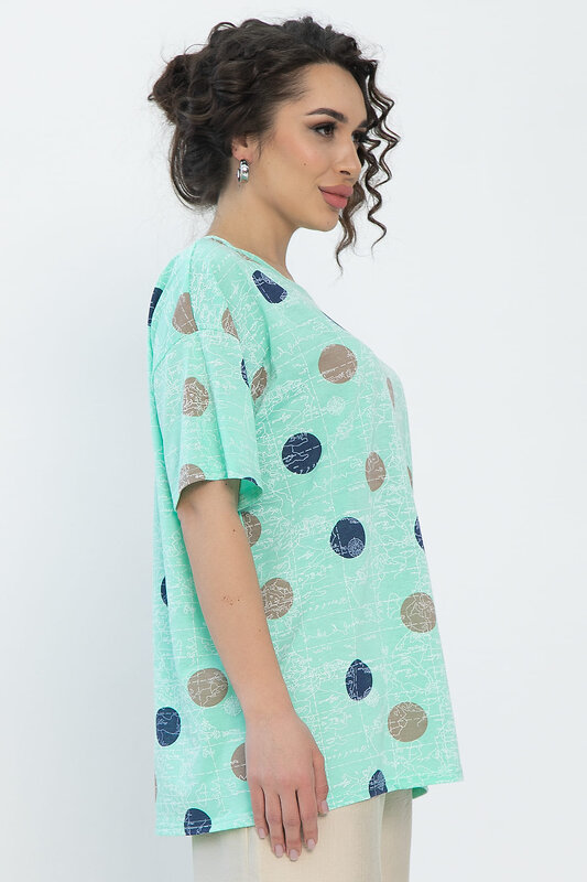 LT Collection Блуза 538073 Б13520-20М зелёный