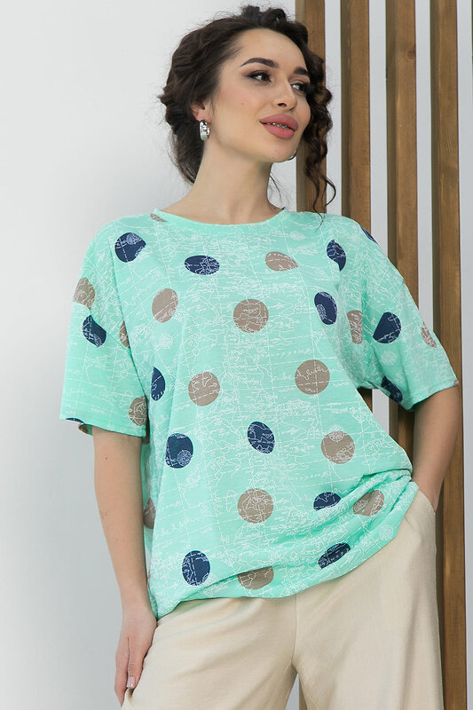 LT Collection Блуза 538073 Б13520-20М зелёный