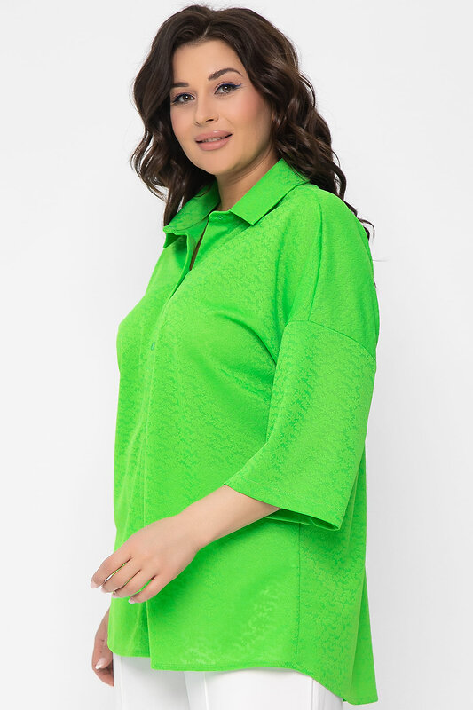 LT Collection Рубашка 538077 Б13555-13М зелёное яблоко