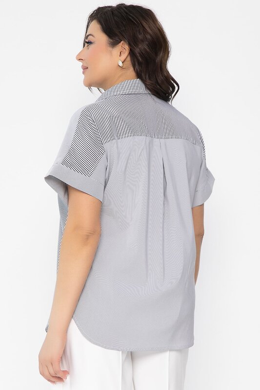 LT Collection Рубашка 538083 Б13577-24М серый