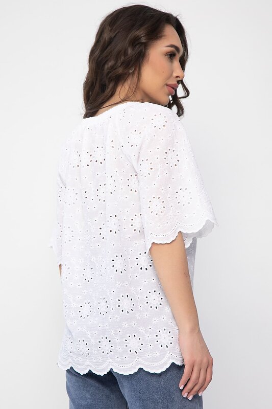 LT Collection Блуза 538088 Б13571-2М Белый
