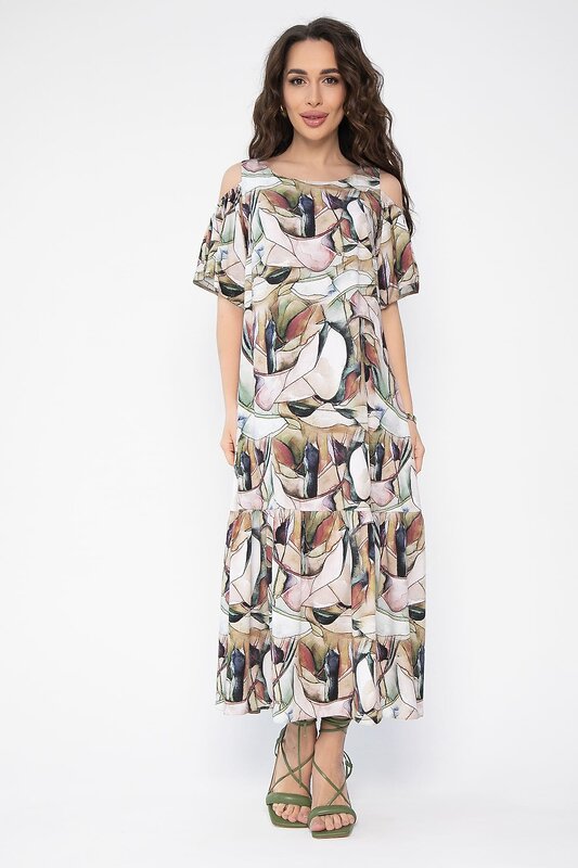 LT Collection Платье 538115 П13594-5М бежевый