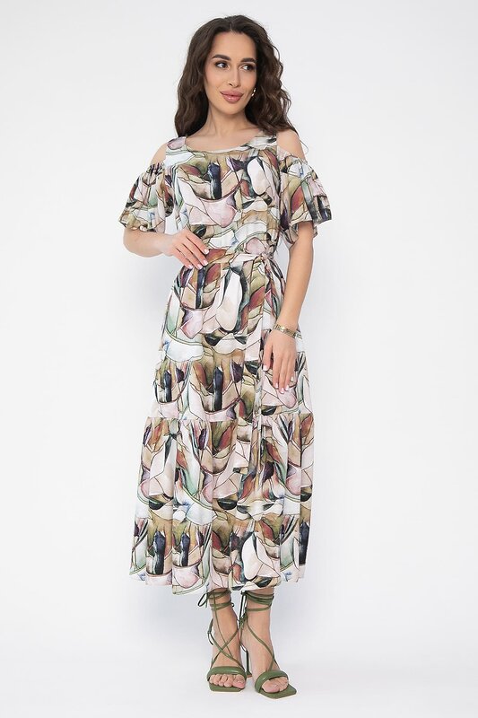 LT Collection Платье 538115 П13594-5М бежевый