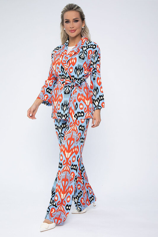 LT Collection Костюм 538118 К13610-7М голубой