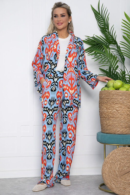 LT Collection Костюм 538118 К13610-7М голубой