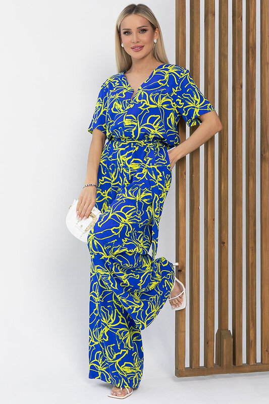 LT Collection Комбинезон 538124 К13616-7М синий