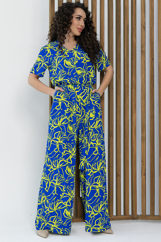 LT Collection Комбинезон 538124 К13616-7М синий