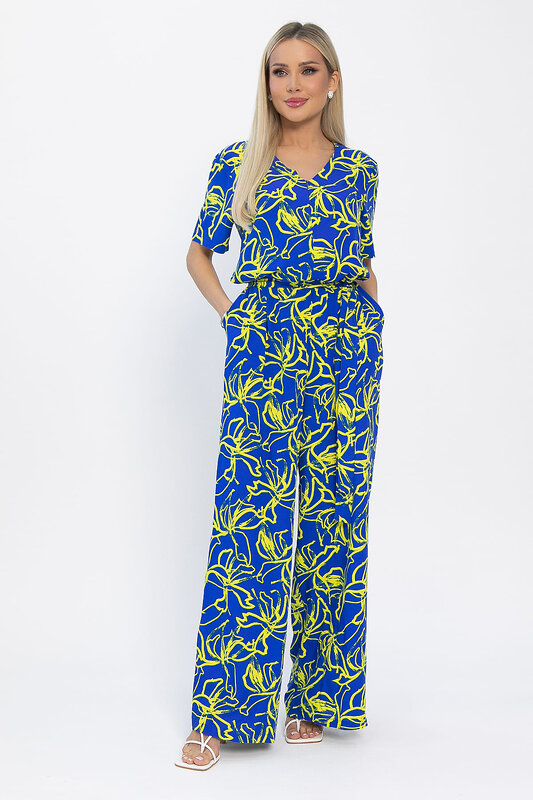 LT Collection Комбинезон 538124 К13616-7М синий