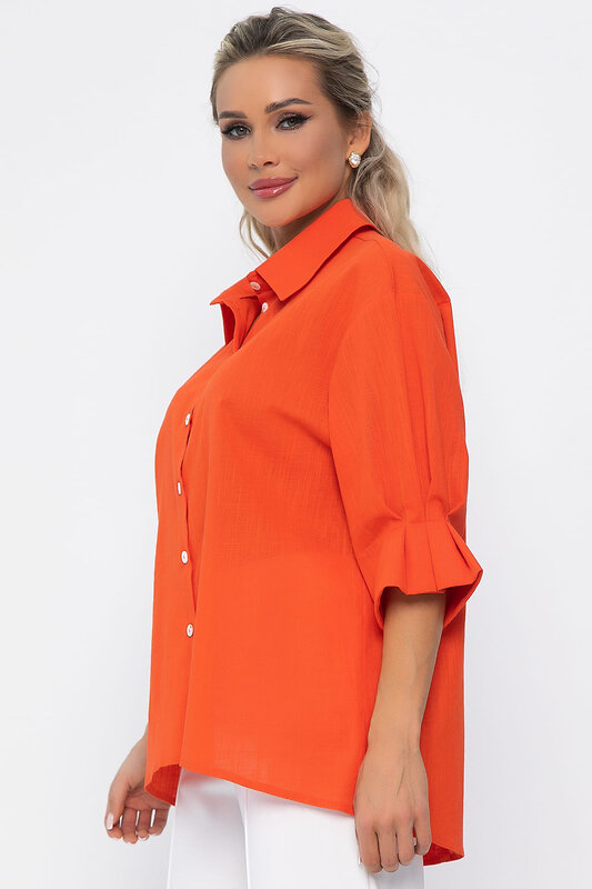 LT Collection Блуза 538132 Б13620-5М оранжевый