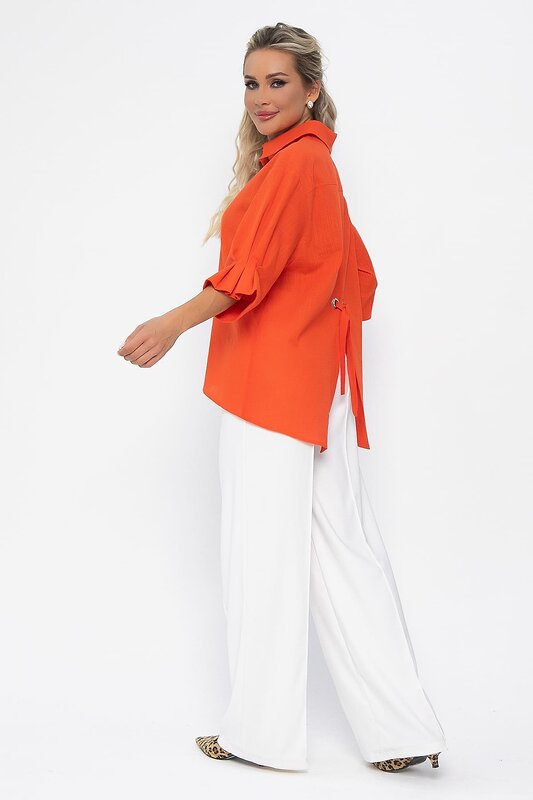 LT Collection Блуза 538132 Б13620-5М оранжевый