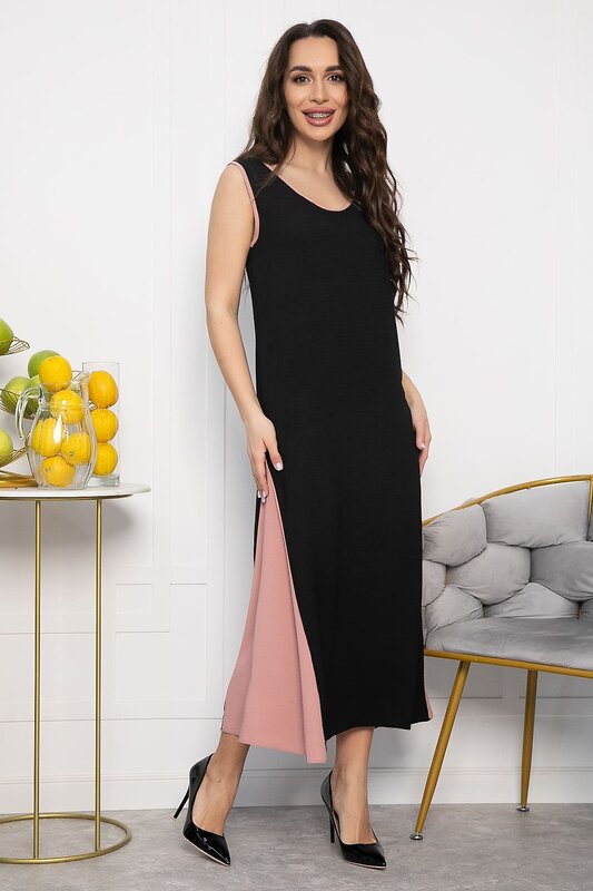 LT Collection Сарафан 538133 П13630-10М чёрно-розовый