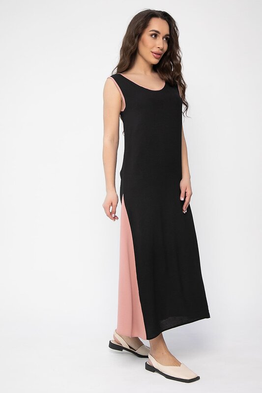 LT Collection Сарафан 538133 П13630-10М чёрно-розовый