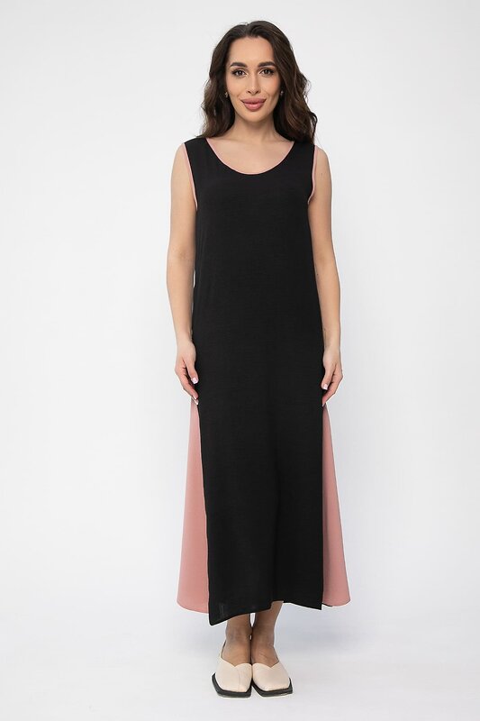 LT Collection Сарафан 538133 П13630-10М чёрно-розовый