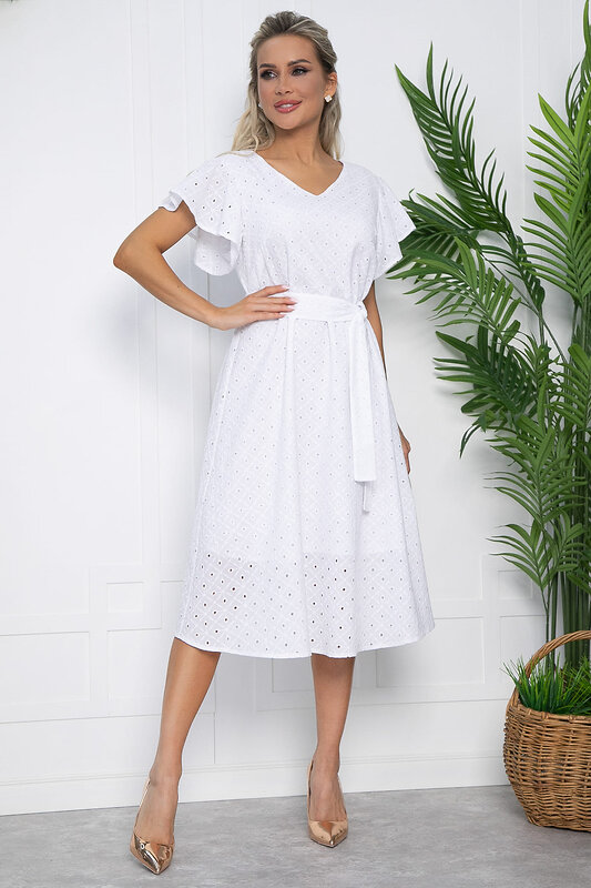 LT Collection Платье 538135 П13632-4М белый